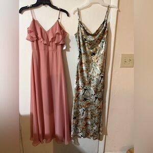 Dress brand with tag 100% polyester color Desert Rose-L477